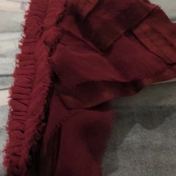 DKNY raw silk red gown - Picture 9 of 11